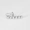 Boucles d'oreilles Paire de boucles d'oreilles en or blanc et diamants 58 Facettes CAN1354