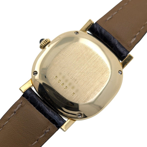 Montre Chopard Happy Diamonds Onyx Dial 18k Gold 10 Diamonds 5089 5 Cushion Coussin Jewelry 58 Facettes