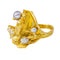 49 Bague Or jaune Diamant, Perle 58 Facettes 4528518RV