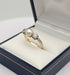 Ring 51 Trilogy Ring Early XNUMXth Century Diamond Pearl 58 Facettes