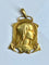 Pendentif Médaille de la Vierge en or jaune signée DROPSY 58 Facettes AB316