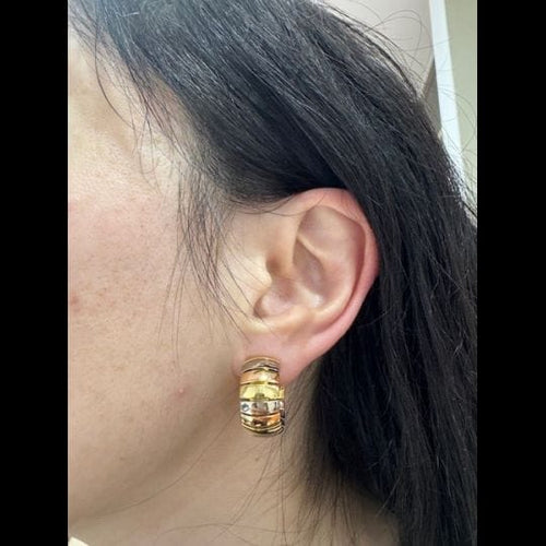 Boucles d'oreilles Cartier Boucles D'Oreilles Cartier Collection "Tubogas" 58 Facettes 4176