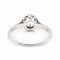 Bague Solitaire Or blanc Diamant
