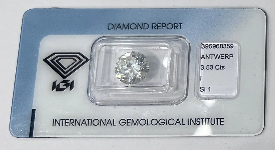 Bague Bague solitaire 3,53 ct. 58 Facettes 12872