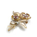 Broche Broche or, platine, diamants, rubis 58 Facettes 240389R