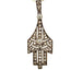 Pendentif Pendentif ancien main de fatma en or et diamants 58 Facettes