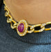 Collier Collier Cartier vintage en or jaune diamants et rubis 58 Facettes