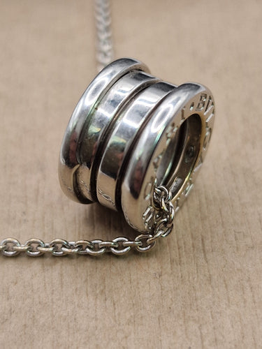 Collier Bvlgari - Collier B.zero1 en or blanc 18 kt 58 Facettes