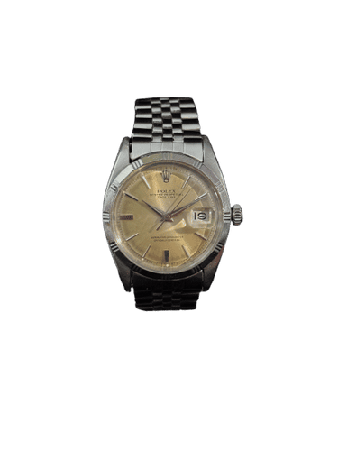 Montre [RARE] ROLEX - Datejust 1603 – Lunette en bambou – Patine exceptionnelle – Automatique – Vintage 58 Facettes