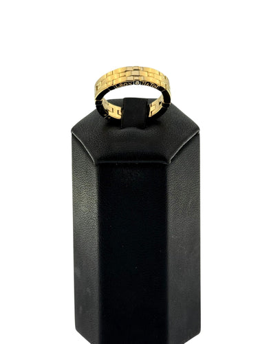 Bague 56 Bague flexible or jaune avec diamant Leon Hatot 58 Facettes