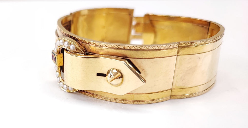 Bracelet Bracelet jonc Napoléon III 58 Facettes Brac.Napo3-1333