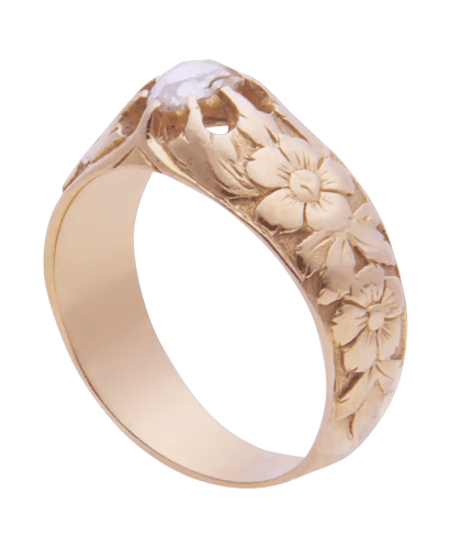 Bague 62 Bague La Sicilienne Or rose 18K Diamant taille rose 58 Facettes BO200201/LASICILIENNE