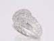 Bague 54 Bague entourage en or blanc avec diamants 58 Facettes 2041