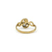 Bague 55 Bague or jaune et blanc diamants perle 58 Facettes 240043SP