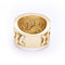 Bague 54 FIREMOON ring in gold and enamel 58 Facettes N102892