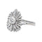 Bague 56 Bague Or blanc Diamant 58 Facettes 3904031CN