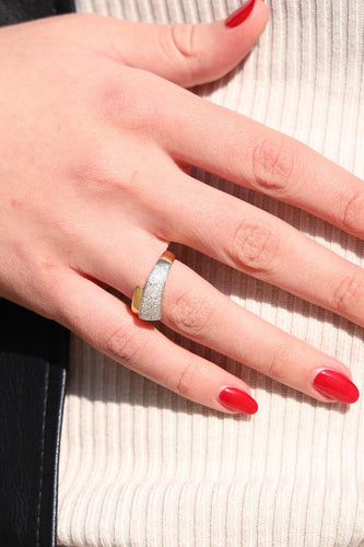 Bague 53 Bague Or jaune, Or blanc Diamant 58 Facettes 2238742CN