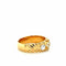 Bague Vintage Or jaune et Diamants - 1970 58 Facettes 1.0000378/3