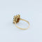 Bague 53 Bague en or jaune 18 carats et grenats 58 Facettes 33020
