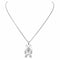 Collier Chopard Collier   Happy Diamond  Or blanc Diamant 58 Facettes 4376974CN