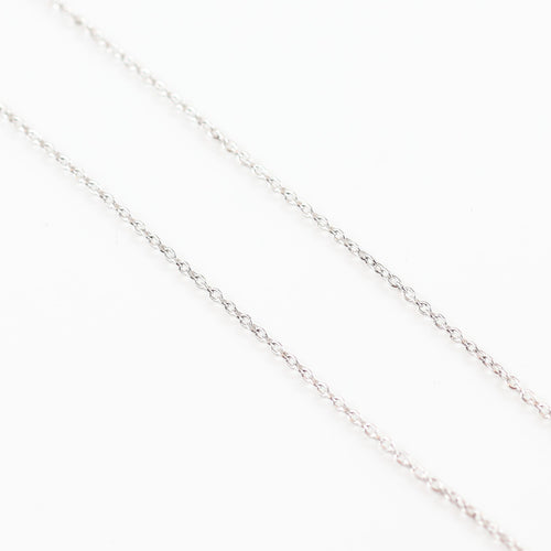 Collier Chaîne en or blanc avec pendentif et diamants taille brillant 58 Facettes 159/24R