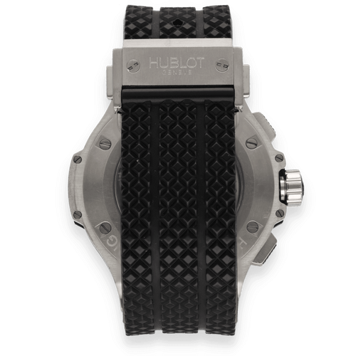 Montre Montre Hublot Big Bang en titane sertie de 312 diamants – Chronographe automatique – Calibre HUB1145 58 Facettes FB10802