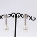 Boucles d'oreilles Boucles d'oreilles avec perle d'Australie et diamants 58 Facettes D359536JC