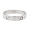 Bague 56 Gucci Bague Fine Icon Or blanc 58 Facettes 2688018CN