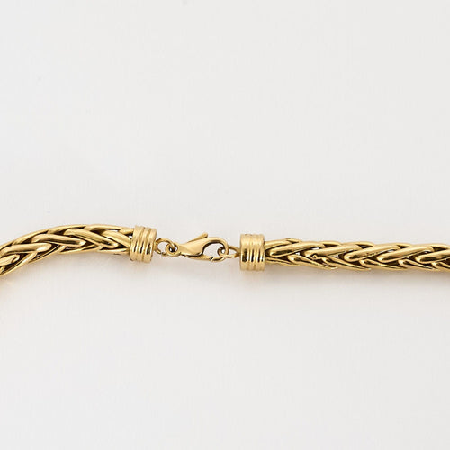 Collier Collier en or jaune à maille palmier 58 Facettes BRI0061