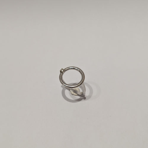 Bague 49 Bague or blanc diamant 58 Facettes