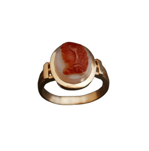 Bague 54.5 Bague Chevalière Camée 58 Facettes 848731