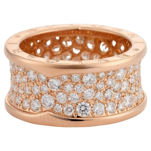 Bague 52 Bague Bulgari Anish Kapoor en or rose et diamants - taille 12/52 58 Facettes 21880