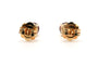 Boucles d'oreilles Boucles d'oreilles contemporaines serties de grenats en or jaune 18 carats 58 Facettes B789