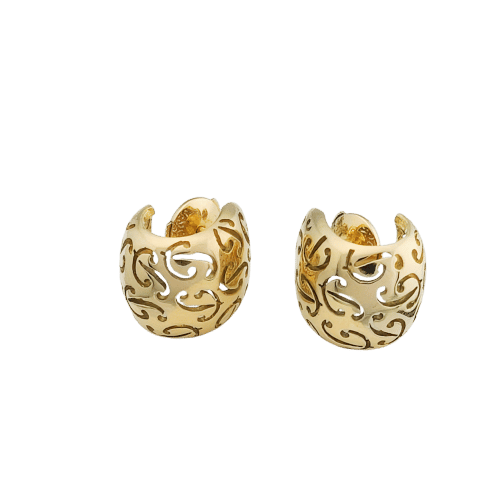 Boucles d'oreilles Boucles d'oreilles Poiray en or jaune 58 Facettes 32188