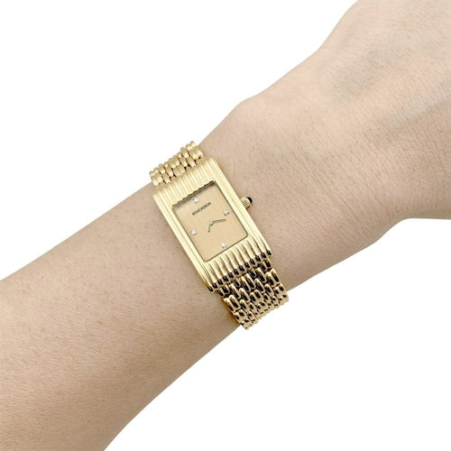 Montre Montre Boucheron, "Reflet", or jaune, diamants. 58 Facettes 35021