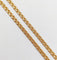 Collier Chaîne vintage or jaune mailles entremêlées 46 cm 58 Facettes A05408