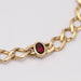 Bracelet Diamond bracelet Yellow gold Ruby 58 Facettes E360867