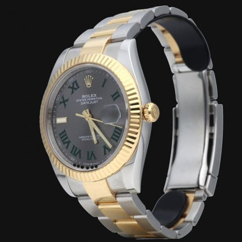 Rolex Montre Datejust 41 Or Jaune Et Acier
