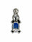 Pendentif Pendentif or blanc saphir 1 ct et diamants 0,45 ct 58 Facettes 996