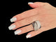 Bague 56 Ligne Vendome Bague cocktail or rose et diamants naturels 58 Facettes