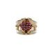 Bague 54 Bague or et rubis 58 Facettes 240171R