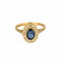 Bague 58 Bague or jaune, saphir et diamants 58 Facettes ALE42764