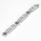 Bracelet Bracelet Art Déco, platine, diamants et rubis 58 Facettes 250257