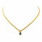 Collier Collier  Or jaune Saphir, Diamant 58 Facettes 4416915RV