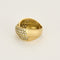 Bague 55 Bague en or jaune et diamants 58 Facettes CRE0100X3
