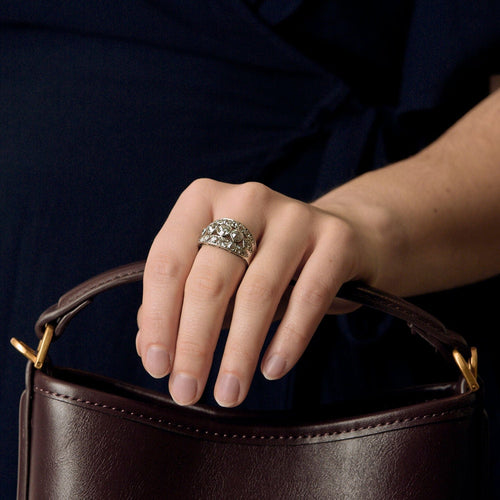 Bague 53 Bague Platine Diamants 58 Facettes B250645