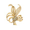 Broche Broche "Gerbe" en or jaune, platine et diamants 58 Facettes CLA0707
