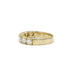 Ring 50 Demi-Alliance Yellow gold & diamonds 58 Facettes 240114R