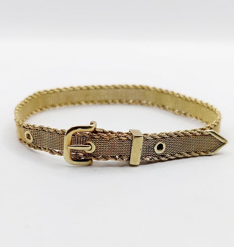 Bracelet Bracelet type ceinture en or 14k (circa 1950) 58 Facettes A06591