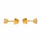 Boucles d'oreilles Boucles d'oreilles Puces Or jaune Diamant 58 Facettes 4416097RV